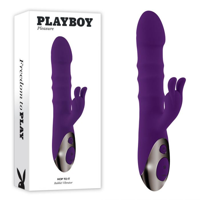 Playboy Pleasure Hop To It 10 Functions Rabbit Vibrator Rabbit Vibrators