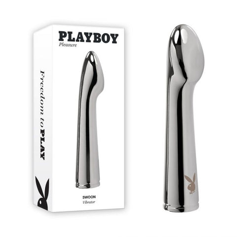 Playboy Pleasure SWOON 9 Functions Metal Vibrator - Metal Vibrators