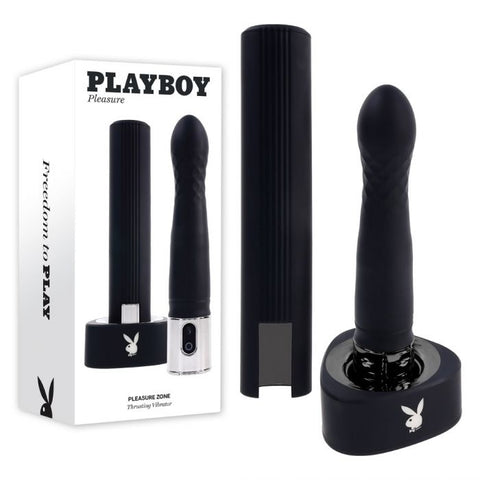 Playboy Pleasure Pleasure Zone Thrusting Vibrator - Waterproof Vibrators