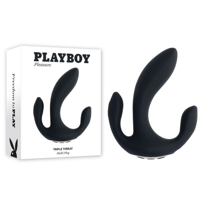 Playboy Pleasure TRIPLE THREAT Multi Play Vibrator G-Spot Vibrators