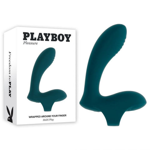 Playboy Pleasure Wrapped Around Your Finger Vibrator - Finger and Tongue Vibrators