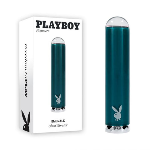 Playboy Pleasure Emerald Bullet Vibrator - Waterproof Vibrators