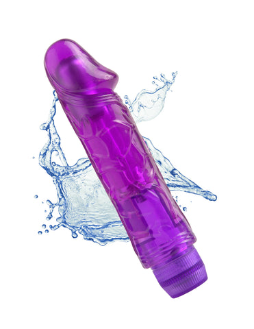 Pipedream Juicy Jewels Plum Pleaser Vibrating Dildo - G-Spot Vibrators