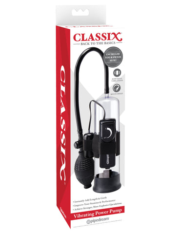 Classix Vibrating Power Male Penis Enlargement Pump - Penis Pumps And Stretchers