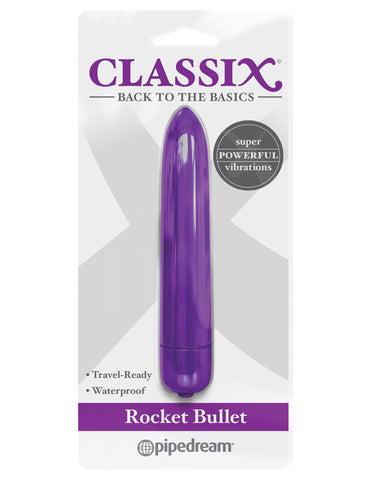 Pipedream Classix Vibrating Rocket Bullet Massager - Bullet Vibrators