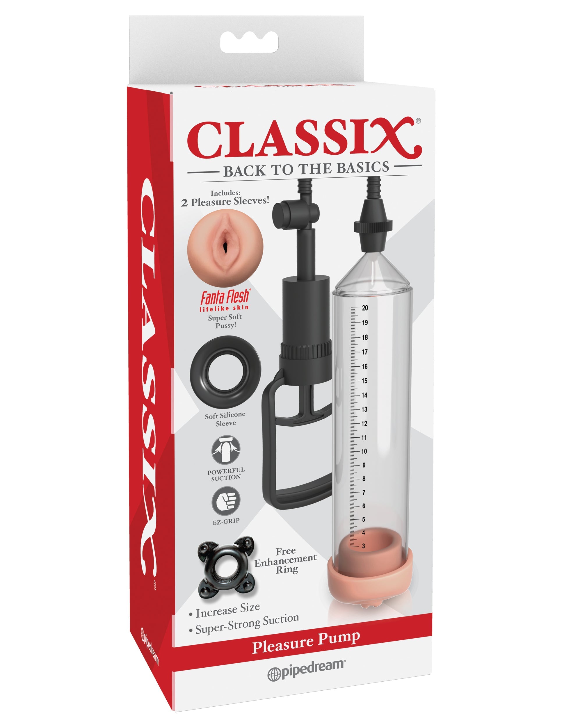 Pipedream Classix Pleasure Male Penis Pump Pumps, Extenders and Sleeves