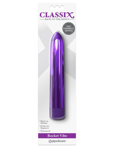 Pipedream Classix Rocket Multi Functions Bullet Vibrator - Bullet Vibrators