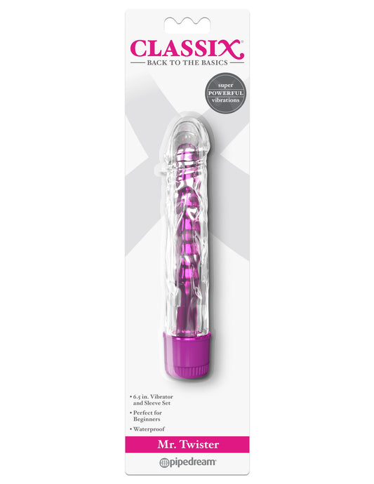 Pipedream Classix Mr. Twister Realistic Dildo Vibrator - Vibrating Dildos