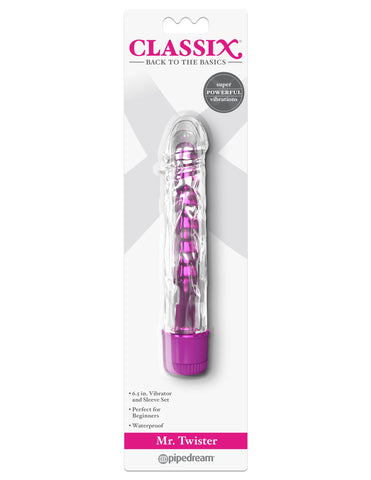 Pipedream Classix Mr. Twister Realistic Dildo Vibrator - Vibrating Dildos