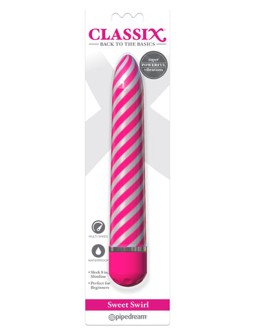 Pipedream Classix Sweet Swirl Bullet Vibrator - Bullet Vibrators
