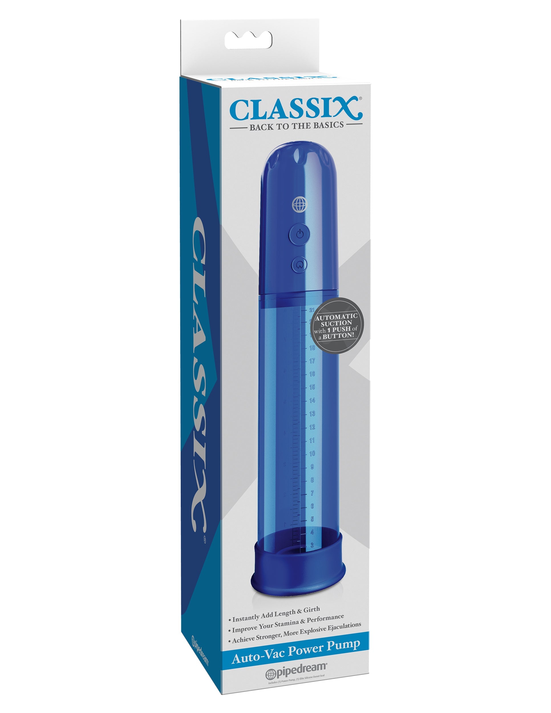 Classix Auto-Vac Penis Development Power Pump Penis Pumps And Stretchers