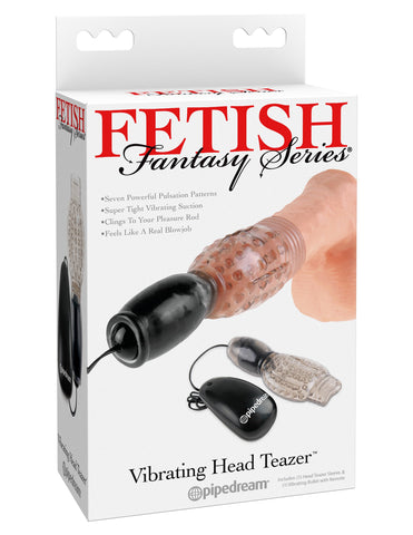 Pipedream Fetish Fantasy Vibrating Penis Head Teazer - Masturbators and Strokers