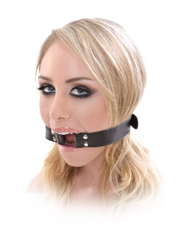 Fetish Fantasy Beginners Open Mouth Gag Black - Bondage Gags and Bits