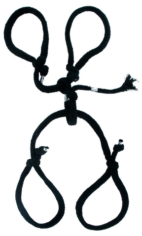 Fetish Fantasy Silk Rope BDSM Play Hogtie - Cuffs and Restraints