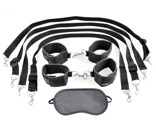 Fetish Fantasy Series BDSM Play Cuff and Tether Set - Cuffs and Restraints