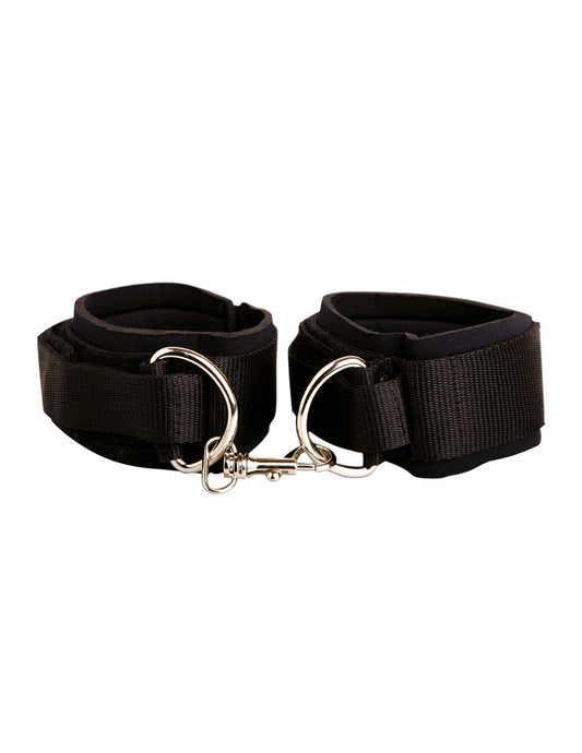 Pipedream Fetish Fantasy Heavy Duty Bondage Cuffs Black - Cuffs and Restraints