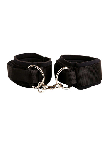 Pipedream Fetish Fantasy Heavy Duty Bondage Cuffs Black - Cuffs and Restraints