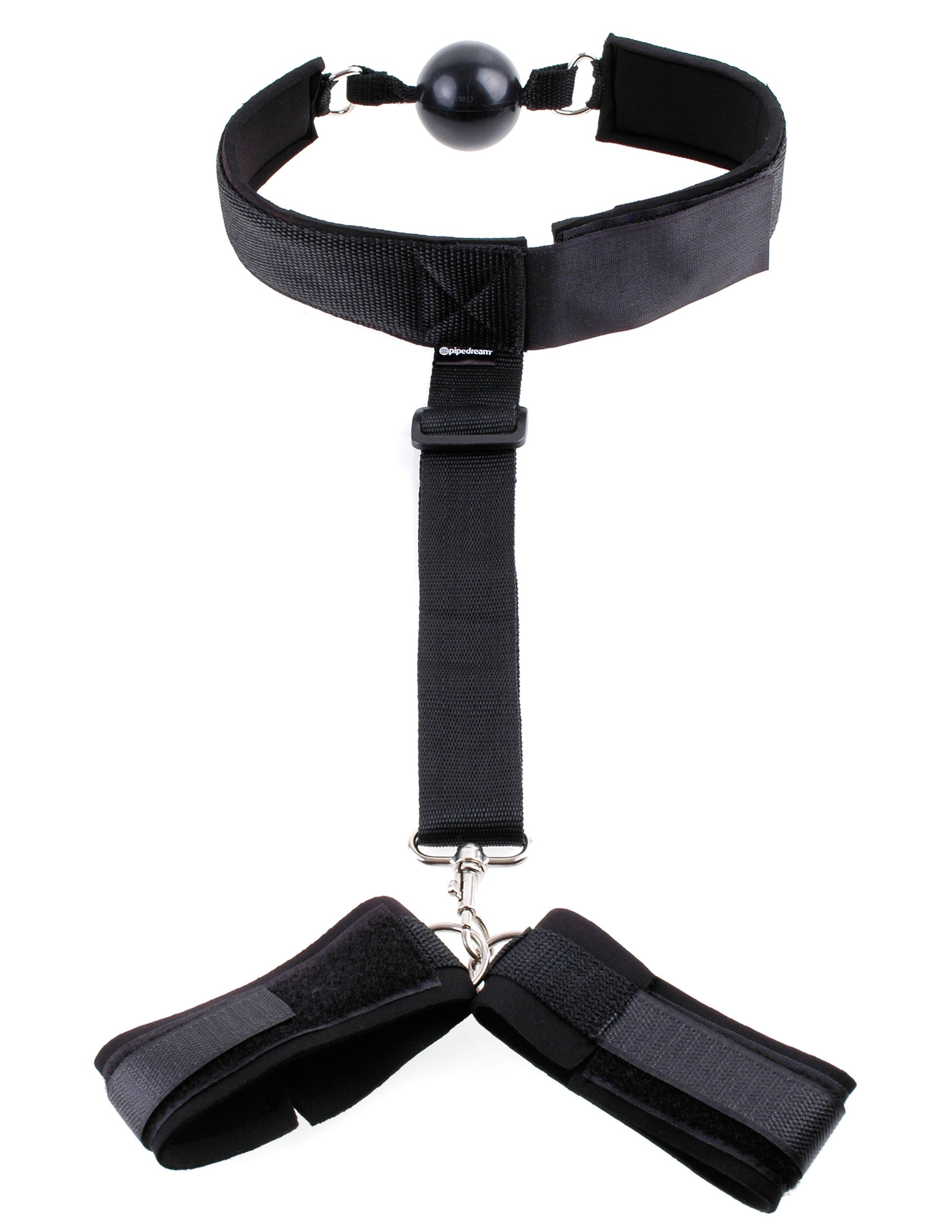Pipedream Fetish Fantasy Bondage Gag and Wrist Restraint Bondage Gags and Bits