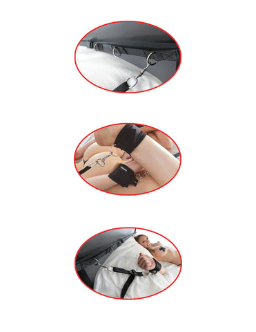 Fetish Fantasy Series Ultimate Bed Restraint System Black - Bondage Kits