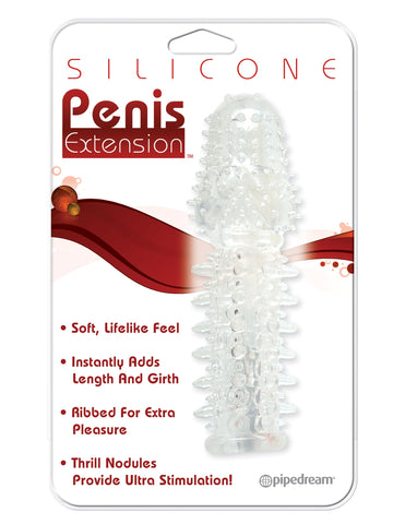 Pipedream Mens Silicone Penis Extension Clear - Pumps, Extenders and Sleeves