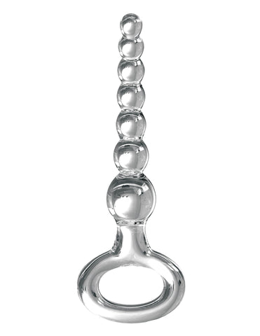 Pipedream Icicles No 67 Glass Anal Beads Massager - Glass Sex Toys