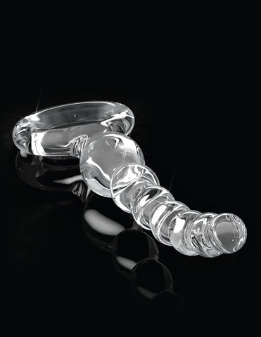Pipedream Icicles No 67 Glass Anal Beads Massager - Glass Sex Toys