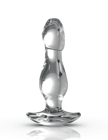 Pipedream Icicles No 72 Luxury Glass Butt Plug - Glass Sex Toys