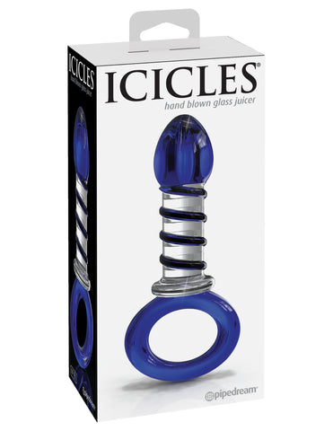 Pipedream Icicles No 81 Glass Anal Plug Probe - Glass Sex Toys