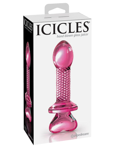 Pipedream Icicles No 82 Hand Blow Gnass Anal Plug - Glass Sex Toys