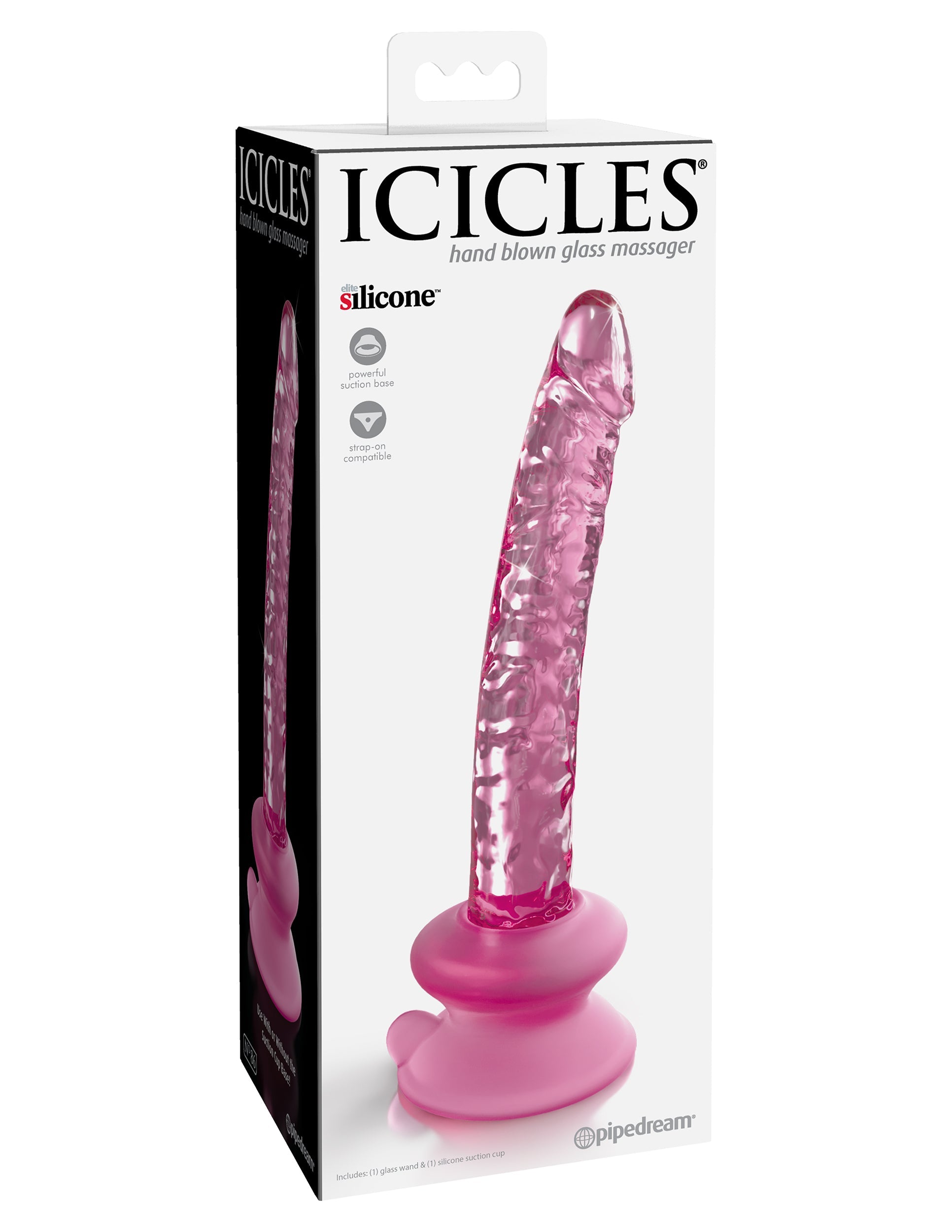 Pipedream Icicles #86 Realistic Glass Dildo Realistic Dildos