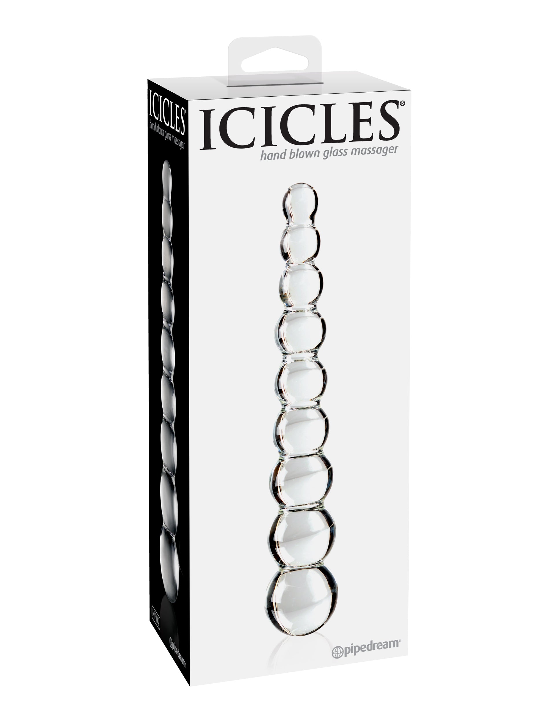 Pipedream Icicles No 02 Luxury Glass Massager Glass Sex Toys
