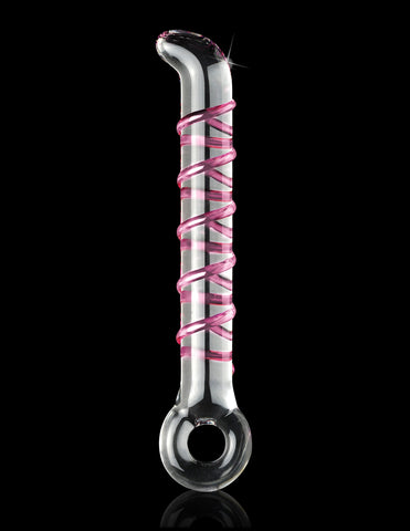 Pipedream Icicles No 04 10 Functions Glass G Spot Wand - Glass Sex Toys