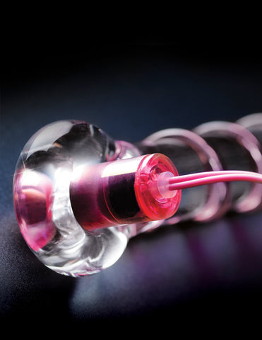 Pipedream Icicles No 04 10 Functions Glass G Spot Wand - Glass Sex Toys