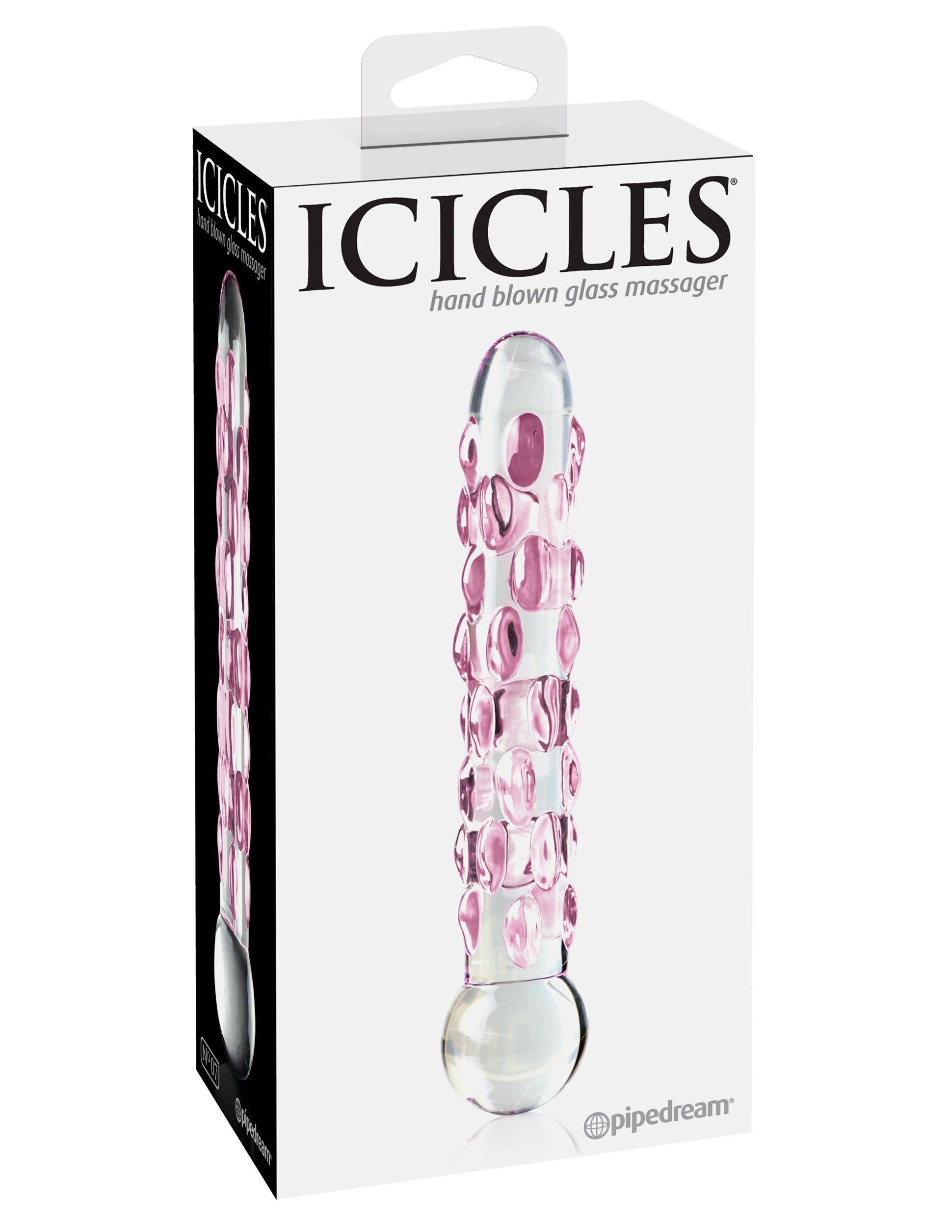 Pipedream Icicles No 07 Hand Blown Glass Massager Glass Sex Toys