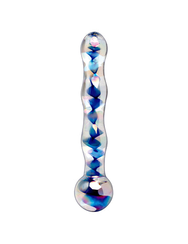 Pipedream Icicles No 08 Clear Glass Dildo Massager - Glass Sex Toys