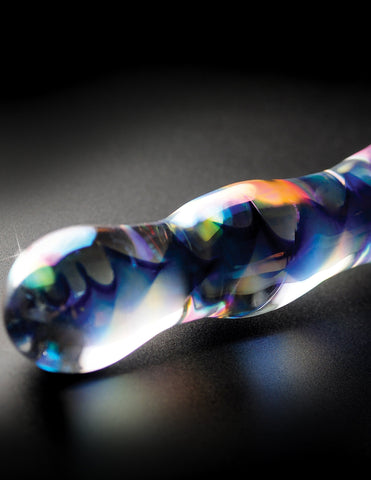 Pipedream Icicles No 08 Clear Glass Dildo Massager - Glass Sex Toys