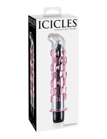 Pipedream Icicles No 19 Waterproof Glass Vibrator - Waterproof Vibrators