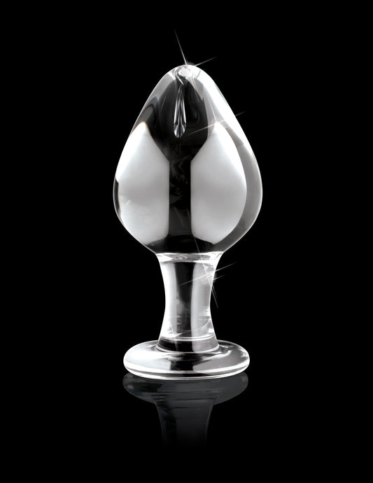 Pipedream Icicles No 25 Hand Blown Glass Butt Plug - Glass Sex Toys