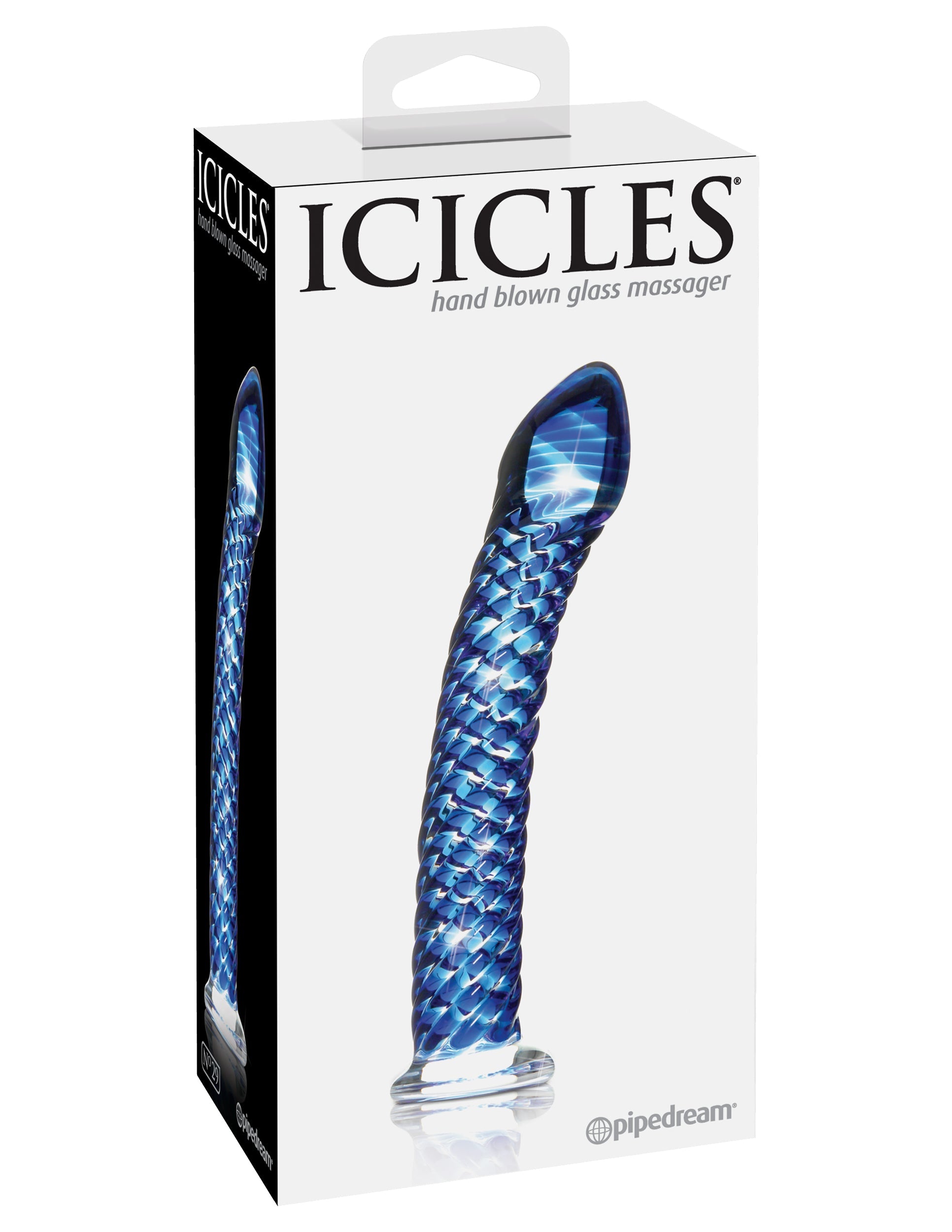 Pipedream Icicles No 29 Luxury Glass Massager Glass Sex Toys