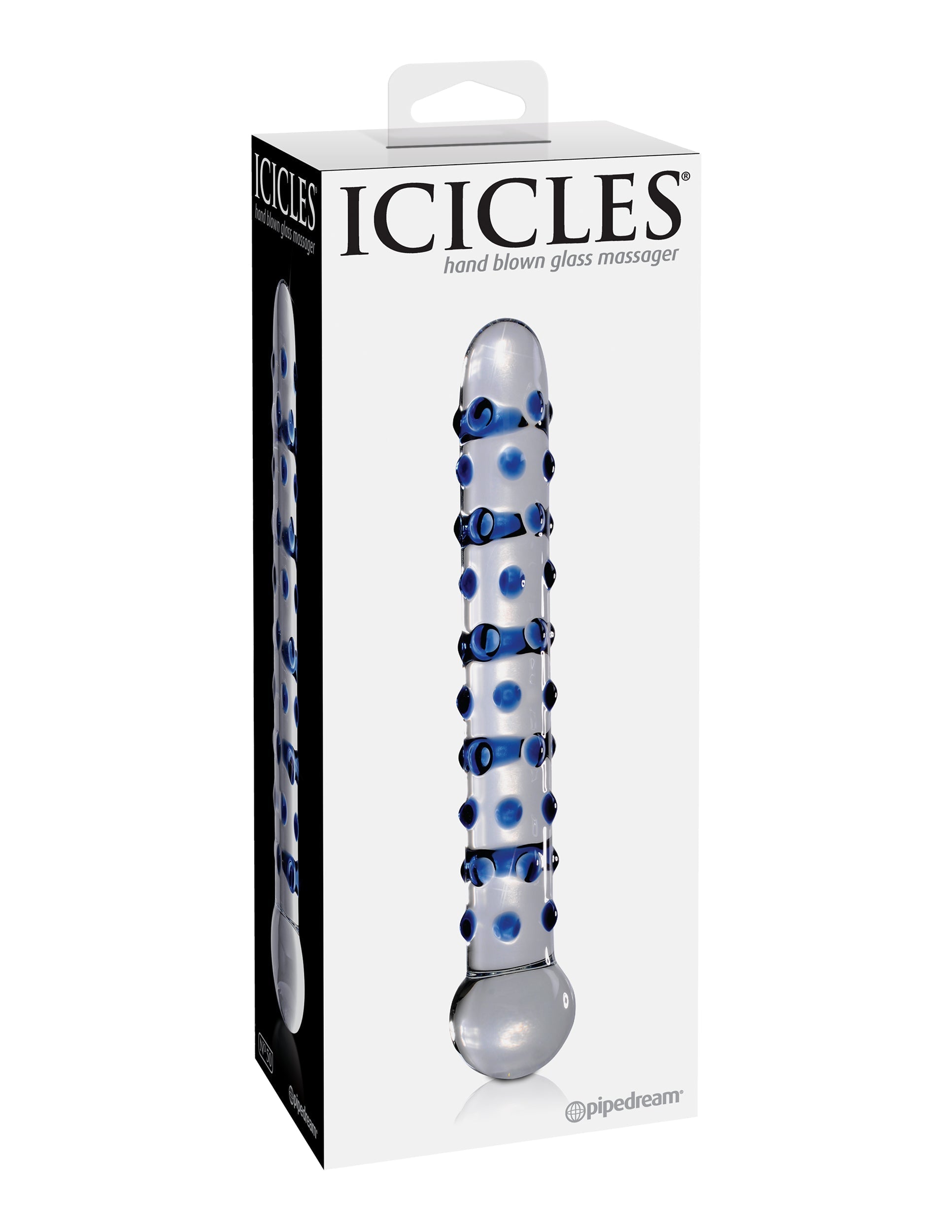 Pipedream Icicles No 50 Elegant Glass Dong Glass Sex Toys