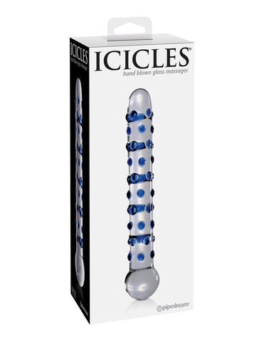 Pipedream Icicles No 50 Elegant Glass Dong - Glass Sex Toys