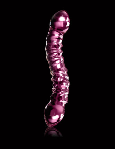Pipedream Icicles No 55 Double Ender Glass Dildo - Glass Sex Toys