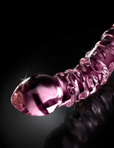 Pipedream Icicles No 55 Double Ender Glass Dildo - Glass Sex Toys