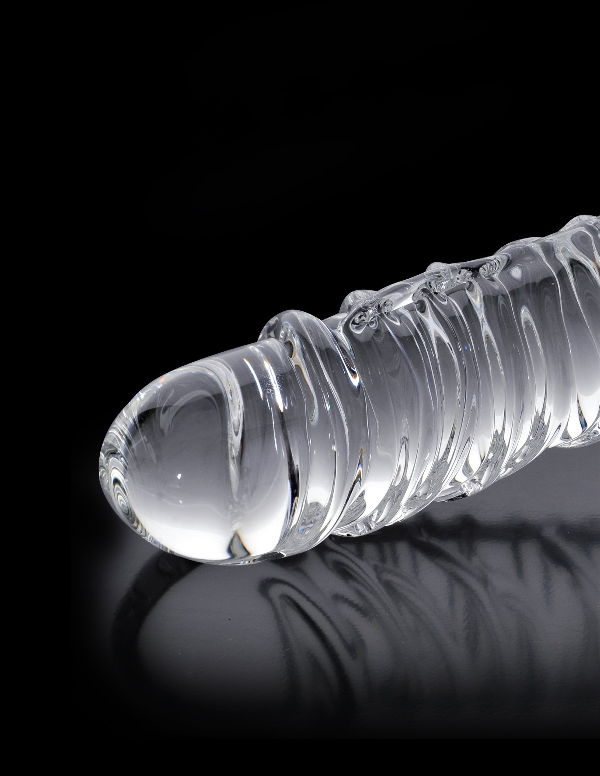 Pipedream Icicles No 63 Realistic Glass Dong Glass Sex Toys