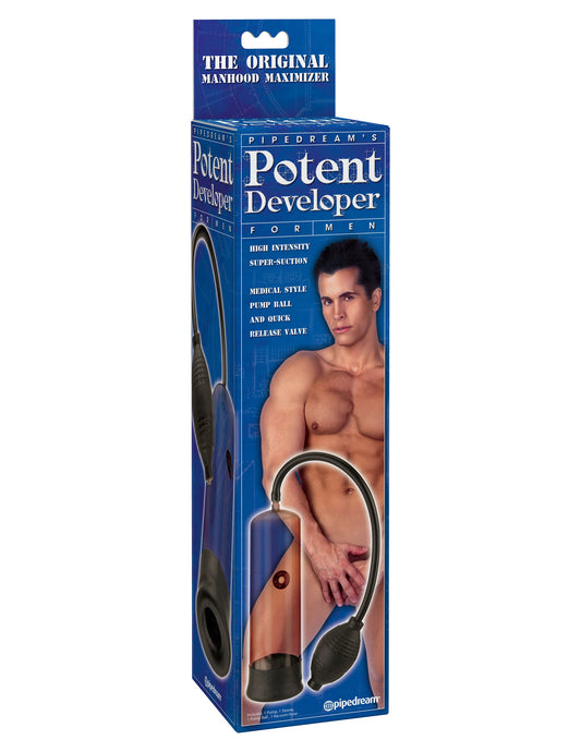 Pipedream Potent Developer Male Penis Pump Penis Pumps And Stretchers