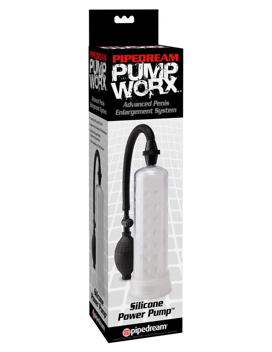 Pump Worx Silicone Power Penis Enlargement Pump - Penis Pumps And Stretchers