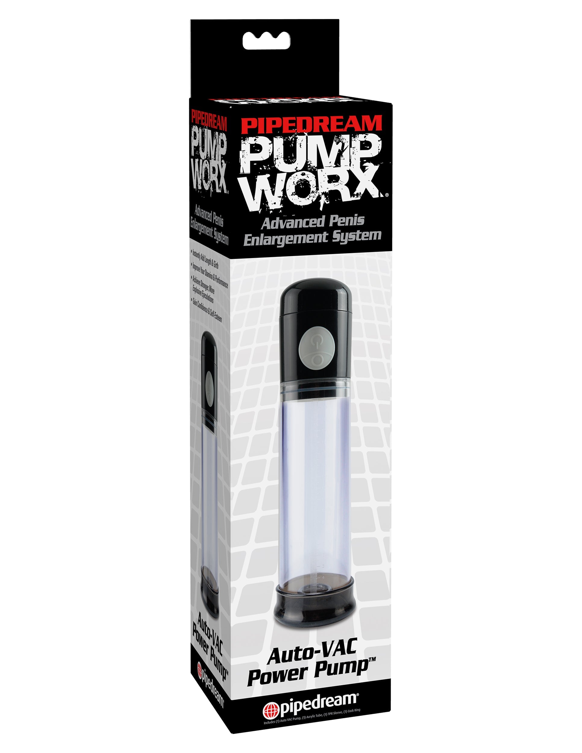 Pump Worx AutoVac Power Penis Development Pump Pumps, Extenders and Sleeves