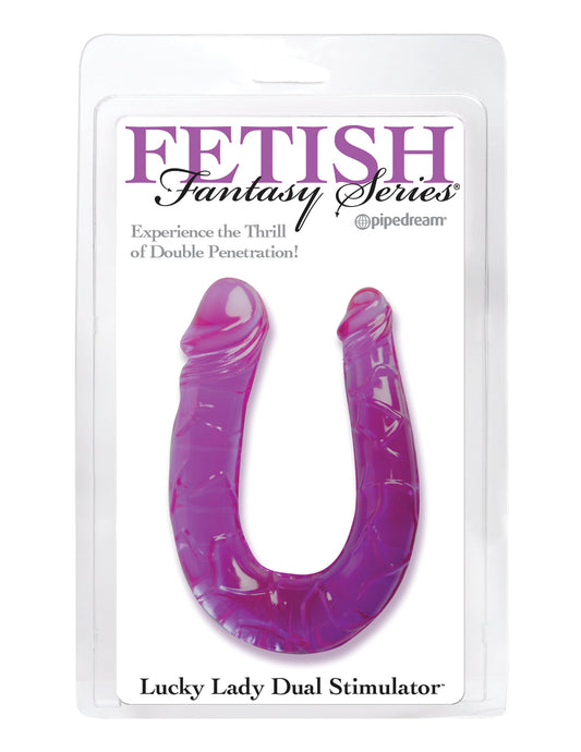 Pipedream Lucky Lady Dual Stimulator Realistic Dildo - Double Ender