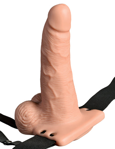 Fetish Fantasy 6 inch Rechargeable Hollow Strap-On Sex Toy - Strap On Sextoys