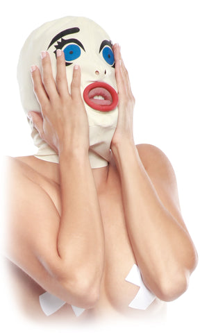 Fetish Fantasy Extreme Scared Straight Latex Hood - Bondage Hoods